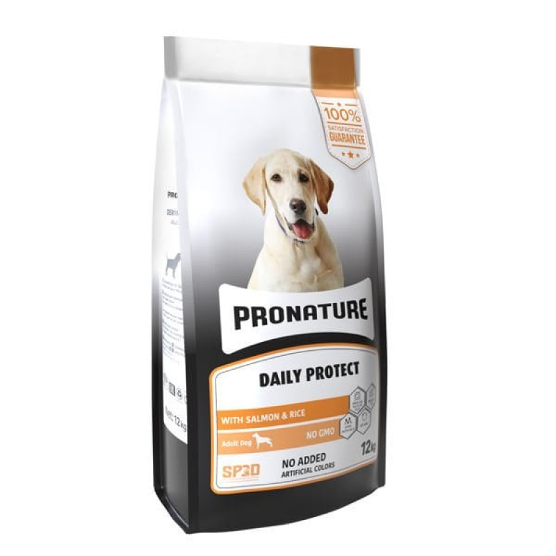 Pronature 12 Kg Derma Shine Somonlu ve Pirinçli Yetişkin | Yetişkin Köpek Kuru Maması