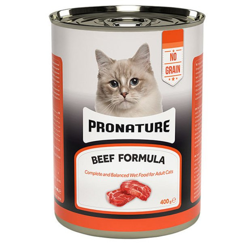 Pronature 400 Gr Tahılsız Sığır Etli Ezme Yetişkin | Yetişkin Kedi Maması Pronature 400 Gr Tahılsız Sığır Etli Ezme Yetişkin | Yetişkin Kedi Maması