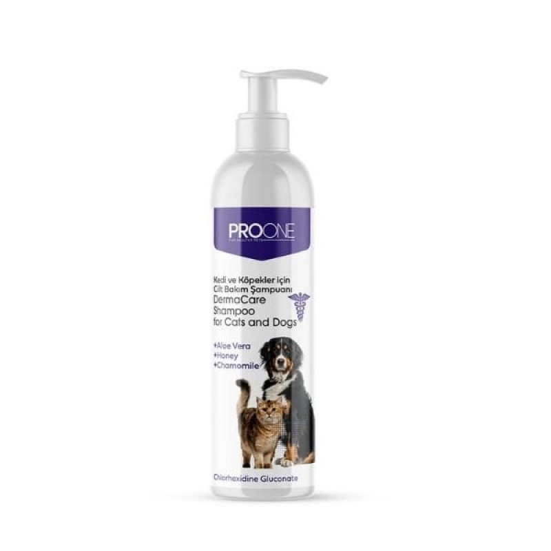ProOne 250 Ml Kedi ve Köpekler için Derma Cilt Bakım Şampuanı 