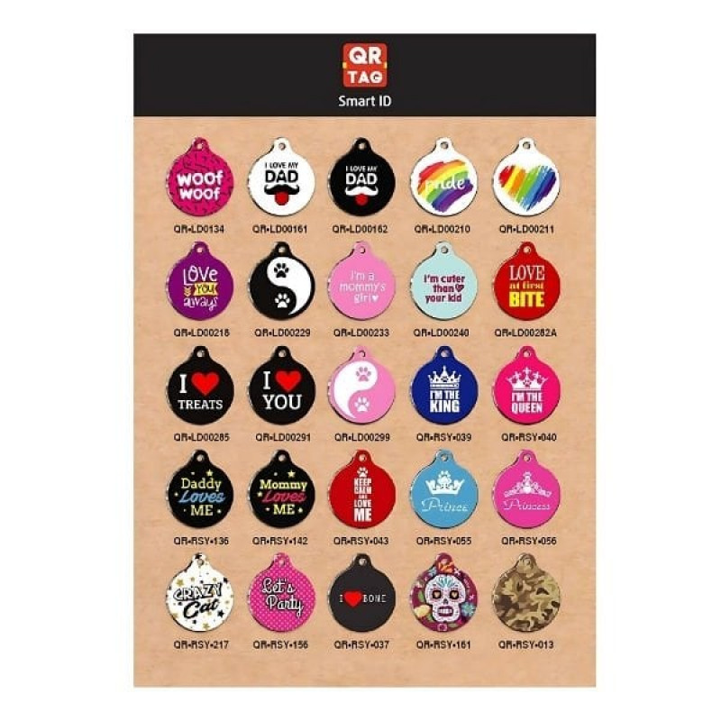 ProOne Qr Tag Smart Id İsimlik Kedi ve Köpek Künyesi 