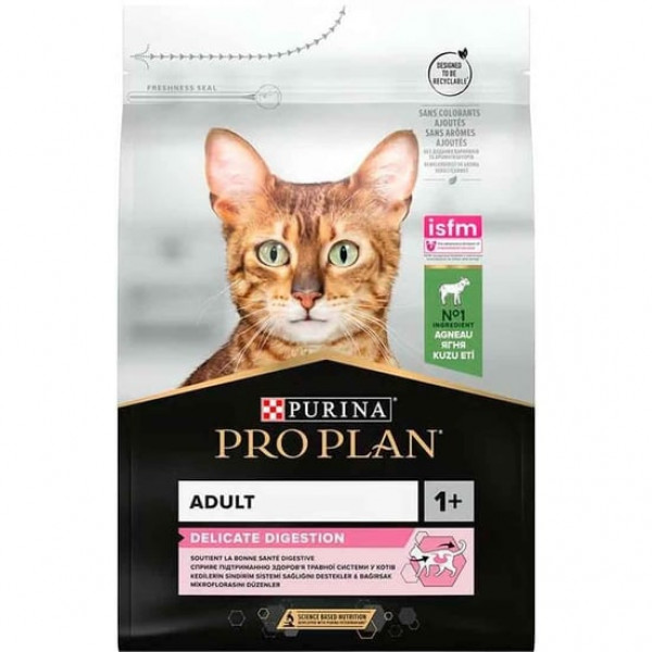 Pro Plan 10 Kg Delicate Digestion Kuzu | Yetişkin Kuru Kedi Maması
