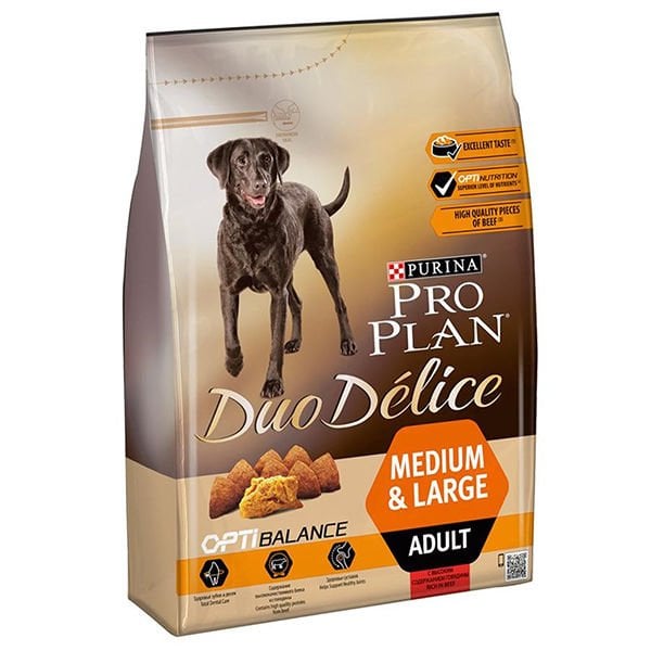 Pro Plan 10 Kg Duo Delice Adult Medium & Large  Salmon | Yetişkin Köpek Kuru Maması