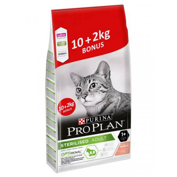 Pro Plan 10 Kg+2 Kg Hediyeli Sterilised Somonlu 