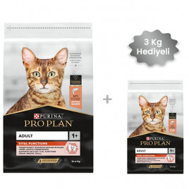 Pro Plan 10+3 Kg Hediyeli Vital Functions Somon | Diyet Ve Light Kuru Kedi Maması