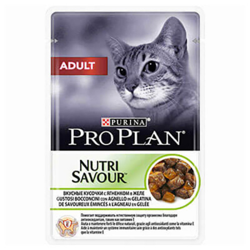 Pro Plan 12 Adet Adult Nutri Savour Lamb & Jelly 85 Gr | Kuzu Etli Kedi Maması Pro Plan 12 Adet Adult Nutri Savour Lamb & Jelly 85 Gr | Kuzu Etli Kedi Maması