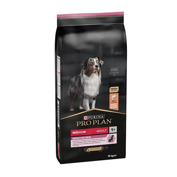 Pro Plan 16,5 Kg Medium & Adult Sensitive Skin Optiderma Salmon | Yetişkin Köpek Kuru Maması