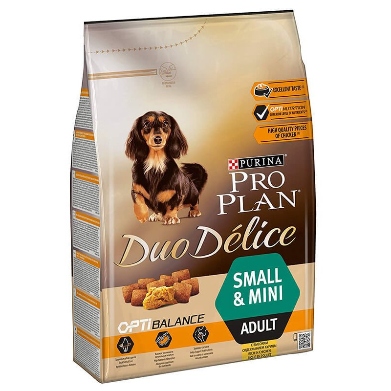Pro Plan 2,5 Kg Duo Délice Adult Small & Mini Chicken & Rice | Yetişkin Köpek Kuru Maması