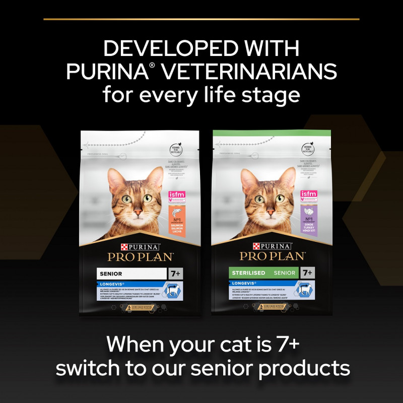 Pro Plan 3 Kg Longevis Senior Sterilised Hindi | Yaşlı Kedi Kuru Maması