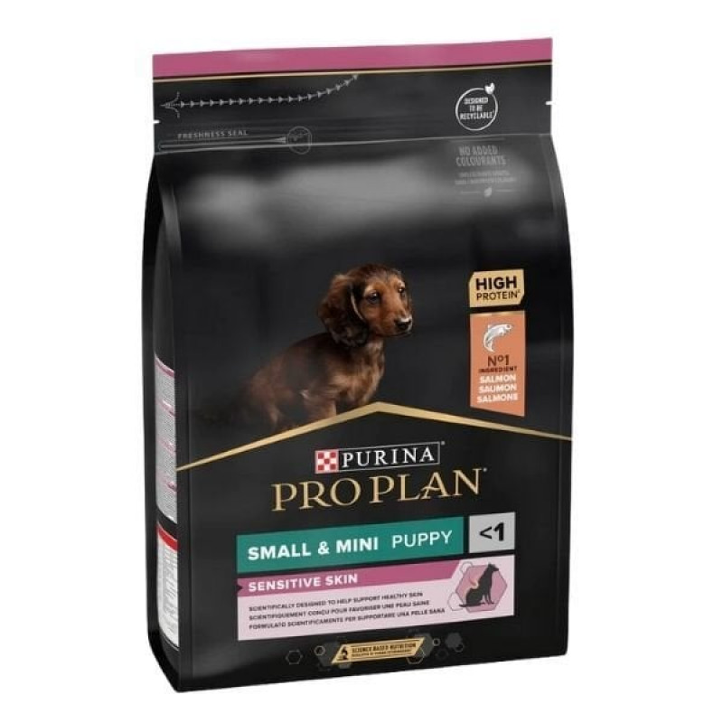 Pro Plan 3 Kg Small & Mini Puppy Sensitive Skin Salmon | Yavru Köpek Kuru Maması Pro Plan 3 Kg Small & Mini Puppy Sensitive Skin Salmon | Yavru Köpek Kuru Maması