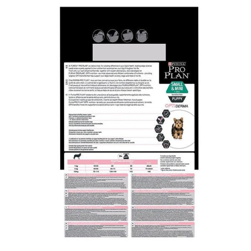 Pro Plan 3 Kg Small & Mini Puppy Sensitive Skin Salmon | Yavru Köpek Kuru Maması
