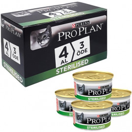 Pro Plan 4 Al 3 Öde Kısırlaştırılmış Ton Ve Somonlu 85 Gr Pro Plan 4 Al 3 Öde Kısırlaştırılmış Ton Ve Somonlu 85 Gr