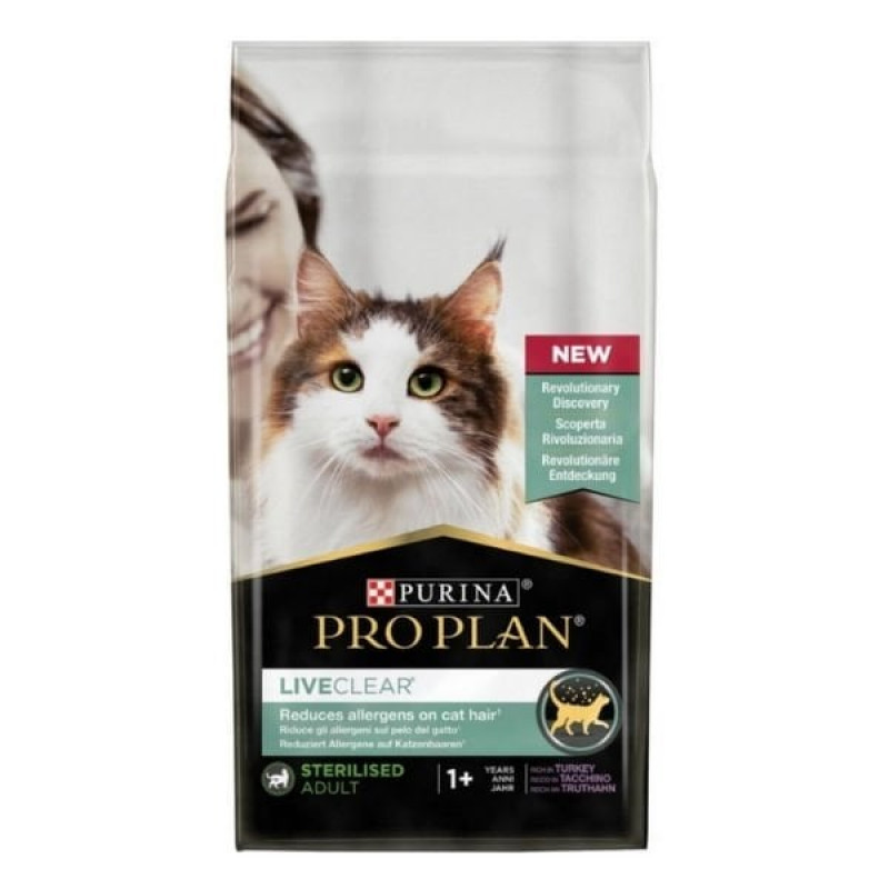 Pro Plan 7 Kg Liveclear Hindili Kısırlaştırılmış Yetişkin Kedi Maması | Yetişkin Kuru Kedi Maması Pro Plan 7 Kg Liveclear Hindili Kısırlaştırılmış Yetişkin Kedi Maması | Yetişkin Kuru Kedi Maması