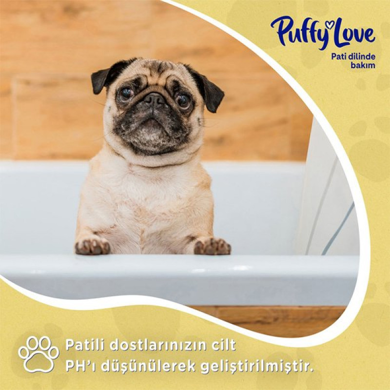 Puffy Love 370 Ml Günlük Şampuan | Köpek Şampuanı