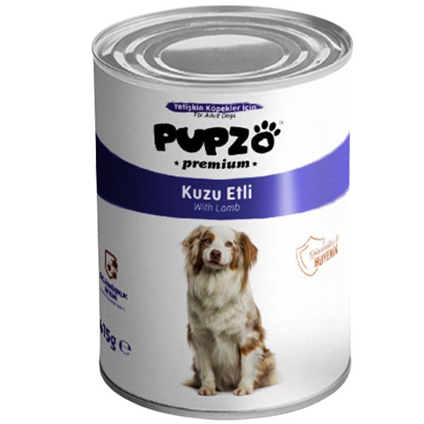 Pupzo 415 Gr Kuzu Etli Ve Parça Etli Yetişkin | Yetişkin Köpek Konserve Maması