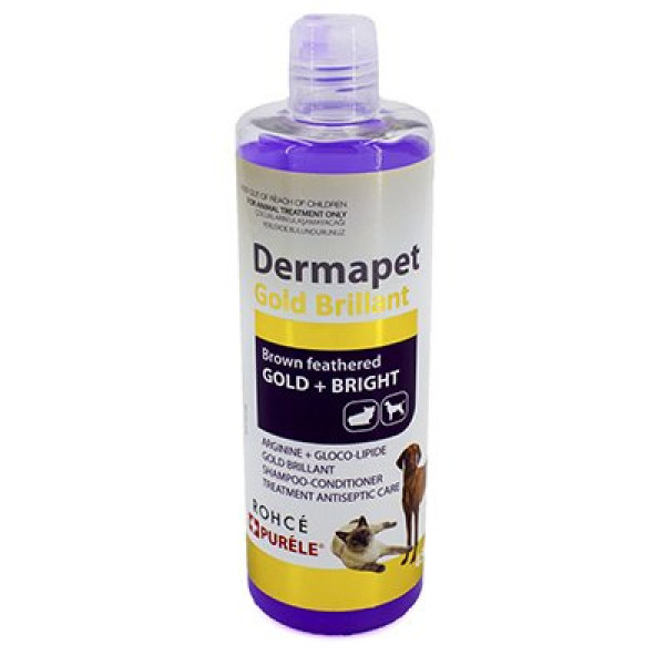 Purele 450 Ml Dermapet Sarı Kahverengi Irk Dermatolojik Etkili Kremli Şampuan | Köpek Şampuanı