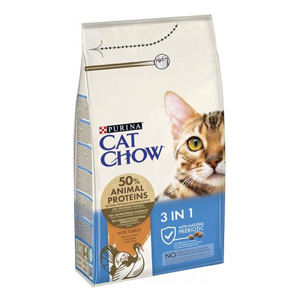 Purina Cat Chow 1,5 Kg  3 in 1 Hindi | Yetişkin Kuru Kedi Maması