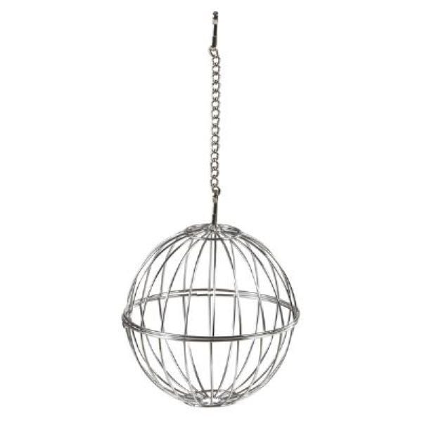 Qh Pet Cage 10 Cm Metal Küre Yeşillik Kabı | Ginepig Yemlik Ve Suluğu