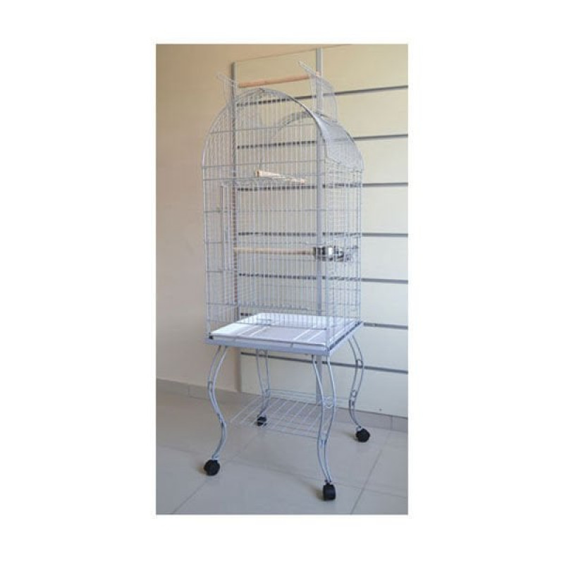 Qh Pet Cage 51x51x152 Cm Üstten Açılır Sehpalı Açılır Çatılı Kafes Beyaz | Kuş Kafesi Qh Pet Cage 51x51x152 Cm Üstten Açılır Sehpalı Açılır Çatılı Kafes Beyaz | Kuş Kafesi