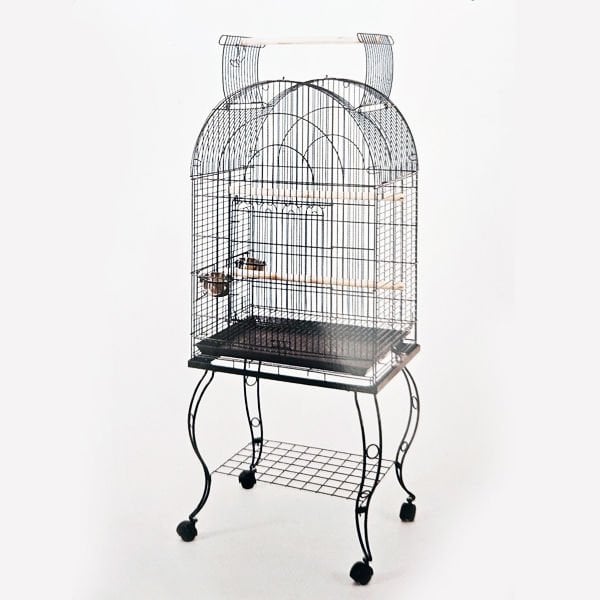 Qh Pet Cage 63x44x137 Cm Sehpalı Kafes Siyah | Kuş Kafesi