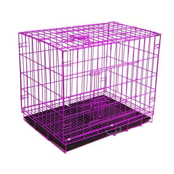 Qh Pet Cage 92x56x66 Cm Kafes Pembe | Köpek Taşıma Çantası Ve Kafes