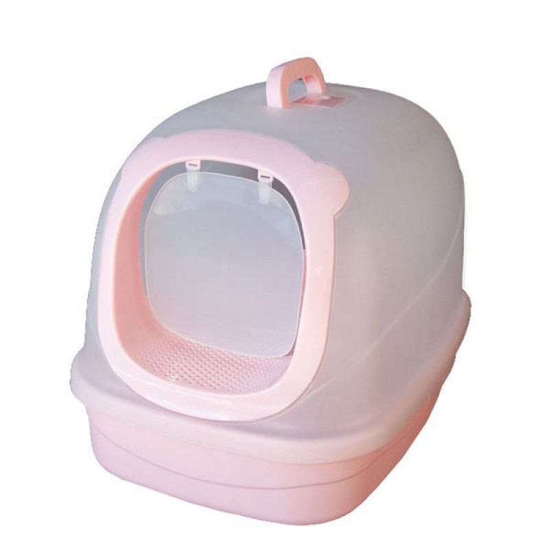 Qh Pet Cage L Pet Zone Filtreli Kapalı Tuvalet Pembe | Kapalı Kedi Tuvaleti Qh Pet Cage L Pet Zone Filtreli Kapalı Tuvalet Pembe | Kapalı Kedi Tuvaleti