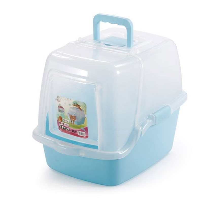 Qh Pet Cage M Pet Zone Filtreli Kapalı Tuvalet Mavi | Kapalı Kedi Tuvaleti Qh Pet Cage M Pet Zone Filtreli Kapalı Tuvalet Mavi | Kapalı Kedi Tuvaleti