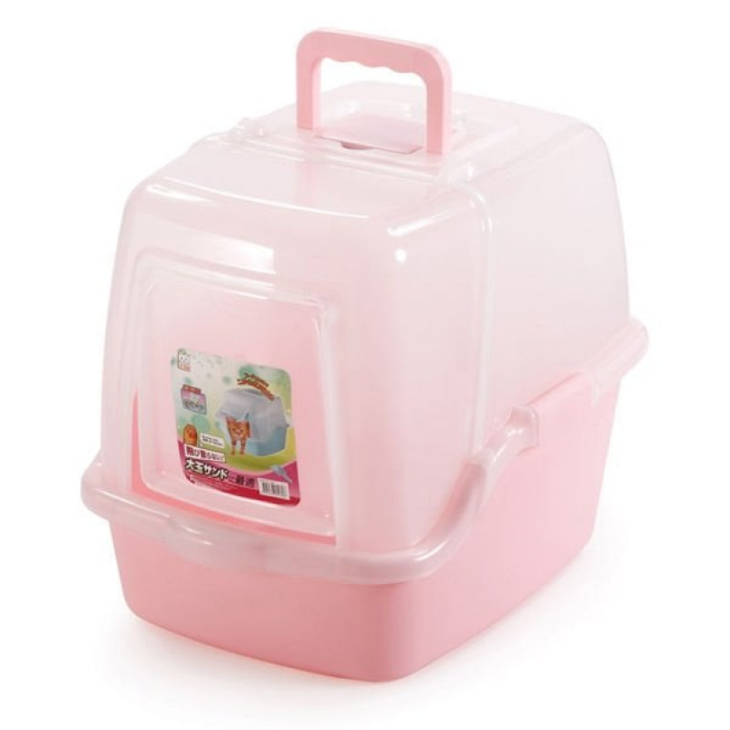 Qh Pet Cage M Pet Zone Filtreli Kapalı Tuvalet Pembe | Kapalı Kedi Tuvaleti Qh Pet Cage M Pet Zone Filtreli Kapalı Tuvalet Pembe | Kapalı Kedi Tuvaleti