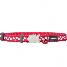 Red Dingo 12 Mm Kirmizi Uzerine Beyaz Benekli Boyun Tasmasi | Kedi Boyun Tasması Red Dingo 12 Mm Kirmizi Uzerine Beyaz Benekli Boyun Tasmasi | Kedi Boyun Tasması