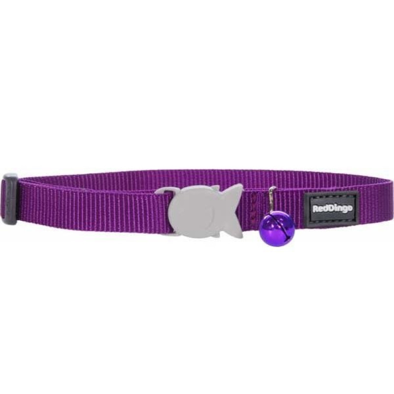 Red Dingo 12 Mm Klasik Mor Boyun Tasmasi | Kedi Boyun Tasması Red Dingo 12 Mm Klasik Mor Boyun Tasmasi | Kedi Boyun Tasması