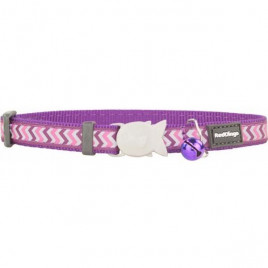 Red Dingo 12 Mm Reflektörlü Ziggy Desenli Mor Boyun Tasması | Kedi Boyun Tasması Red Dingo 12 Mm Reflektörlü Ziggy Desenli Mor Boyun Tasması | Kedi Boyun Tasması
