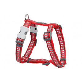 Red Dingo 12mm Reflektörlü Kemik Desenli Kırmızı Göğüs Tasması | Köpek Göğüs Tasması Red Dingo 12mm Reflektörlü Kemik Desenli Kırmızı Göğüs Tasması | Köpek Göğüs Tasması