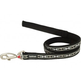 Red Dingo 15mm Bone Yard Desenli Siyah Uzatma | Köpek Gezdirme Tasması Red Dingo 15mm Bone Yard Desenli Siyah Uzatma | Köpek Gezdirme Tasması