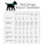 Red Dingo 20 Mm Bone Yard Desenli Siyah Boyun Tasması | Köpek Boyun Tasması
