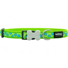 Red Dingo 20 Mm Lime Üzerine Turkuaz Yıldızlı Boyun Tasması | Köpek Boyun Tasması Red Dingo 20 Mm Lime Üzerine Turkuaz Yıldızlı Boyun Tasması | Köpek Boyun Tasması