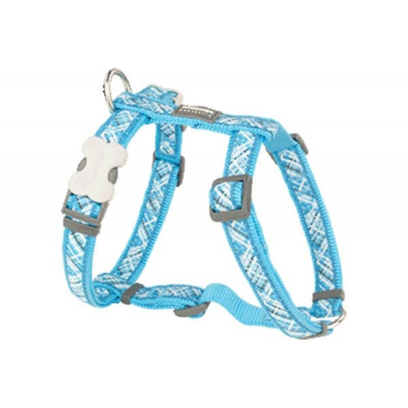 Red Dingo 20mm Flanno Desenli Turkuaz Göğüs Tasması | Köpek Göğüs Tasması Red Dingo 20mm Flanno Desenli Turkuaz Göğüs Tasması | Köpek Göğüs Tasması