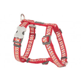 Red Dingo 25 Mm Reflektörlü Ziggy Desenli Kırmızı Xl Göğüs Tasması | Köpek Göğüs Tasması Red Dingo 25 Mm Reflektörlü Ziggy Desenli Kırmızı Xl Göğüs Tasması | Köpek Göğüs Tasması