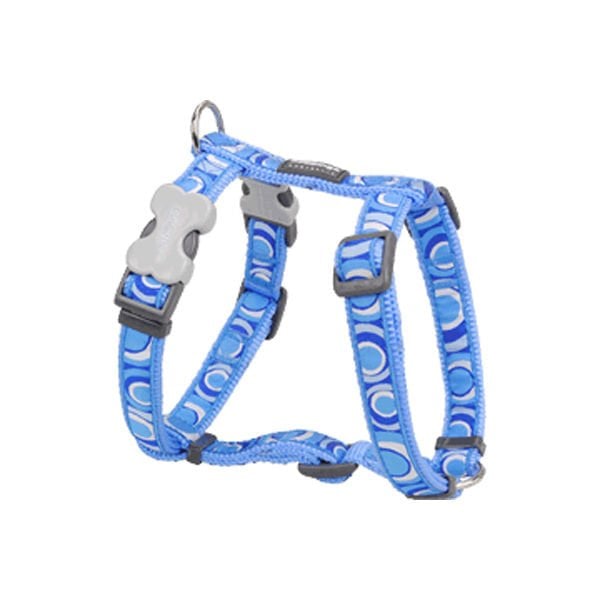 Red Dingo 25mm Circadelic Desenli Mavi Göğüs Tasması | Köpek Göğüs Tasması