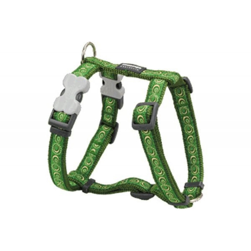 Red Dingo 25mm Cosmos Desenli Yeşil Göğüs Tasması | Köpek Göğüs Tasması Red Dingo 25mm Cosmos Desenli Yeşil Göğüs Tasması | Köpek Göğüs Tasması