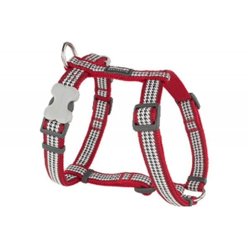 Red Dingo 25mm Fang It Desenli Kırmızı Göğüs Tasması | Köpek Göğüs Tasması Red Dingo 25mm Fang It Desenli Kırmızı Göğüs Tasması | Köpek Göğüs Tasması