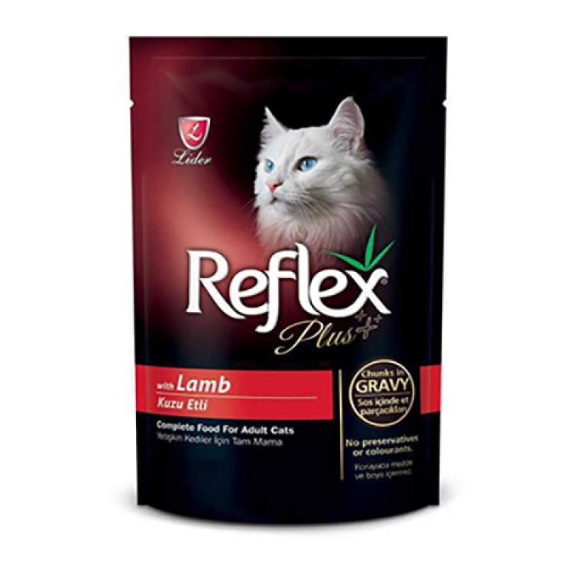 Reflex Plus 100 Gr Kuzu Etli Yetişkin | Kuzu Etli Kedi Maması Reflex Plus 100 Gr Kuzu Etli Yetişkin | Kuzu Etli Kedi Maması