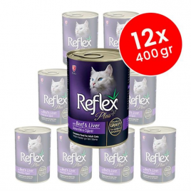 12 Adet Sos İçinde Dana Etli & Ciğerli Yetişkin 400 Gr | Sığır Etli Yaş Kedi Maması 12 Adet Sos İçinde Dana Etli & Ciğerli Yetişkin 400 Gr | Sığır Etli Yaş Kedi Maması