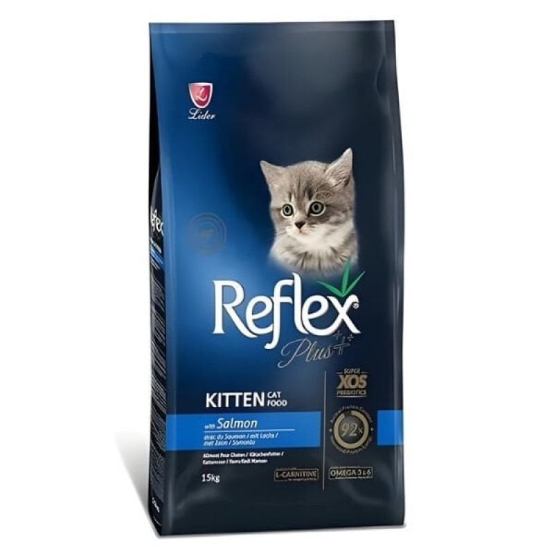 Reflex Plus 15 Kg Somonlu ve Pirinçli Yavru Kedi Maması 
