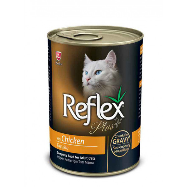 Reflex Plus 24 Adet Sos İçinde Tavuklu Yetişkin 400 Gr | Yetişkin Kedi Maması
