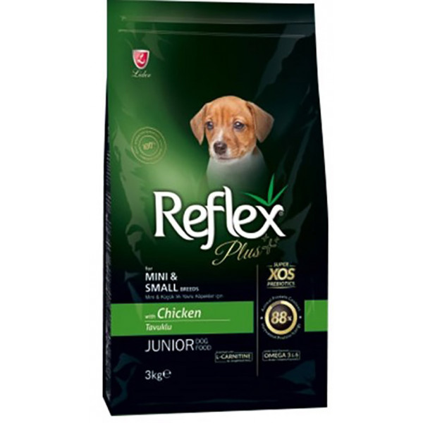 Reflex Plus 3 Kg Küçük Mini Irk Tavuk Yavru | Yavru Köpek Kuru Maması