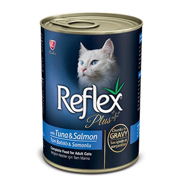 Reflex Plus 400 Gr Chunks in Gravy Ton ve Somon | Yetişkin Kedi Maması