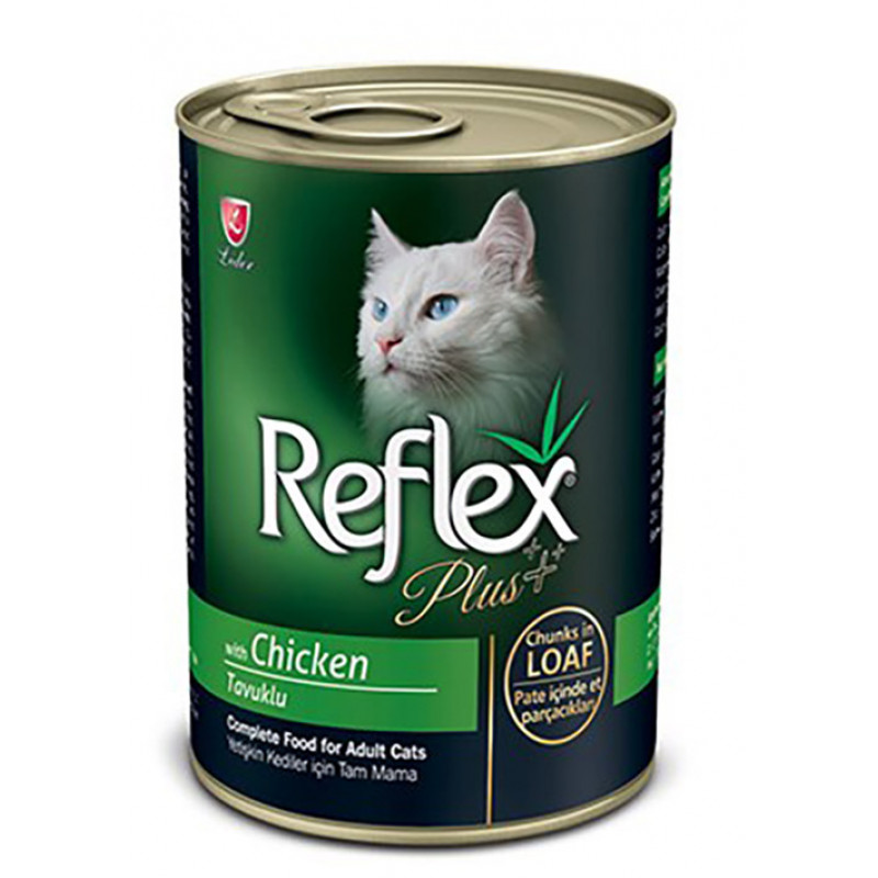 Reflex Plus 6 Adet Pate İçinde Tavuklu Yetişkin 400 Gr | Yetişkin Kedi Maması Reflex Plus 6 Adet Pate İçinde Tavuklu Yetişkin 400 Gr | Yetişkin Kedi Maması