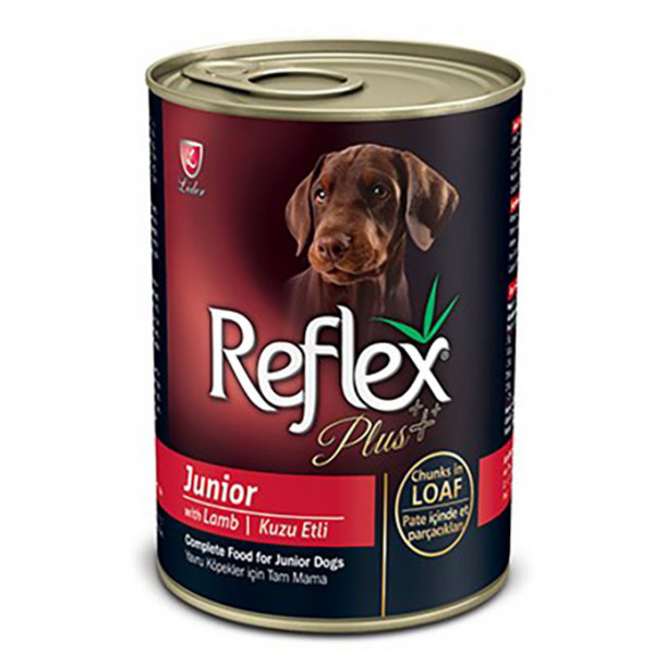 Reflex Plus 6 Adet Pate Kuzu Etli Yavru 400 Gr | Tavru Köpek Konservesi