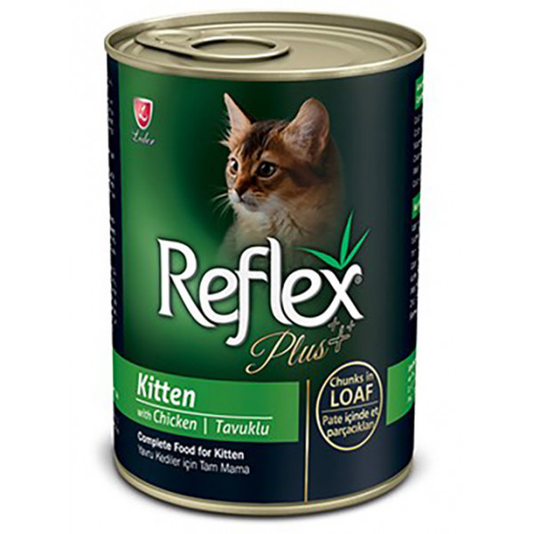 Reflex Plus 6 Adet Pate Tavuklu Yavru 400 Gr | Yavru Kedi Maması
