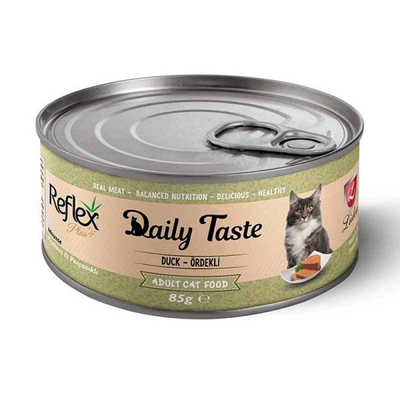 Reflex Plus 85 Gr Daily Taste Kıyılmış Ördekli Yetişkin | Yetişkin Kedi Maması Reflex Plus 85 Gr Daily Taste Kıyılmış Ördekli Yetişkin | Yetişkin Kedi Maması