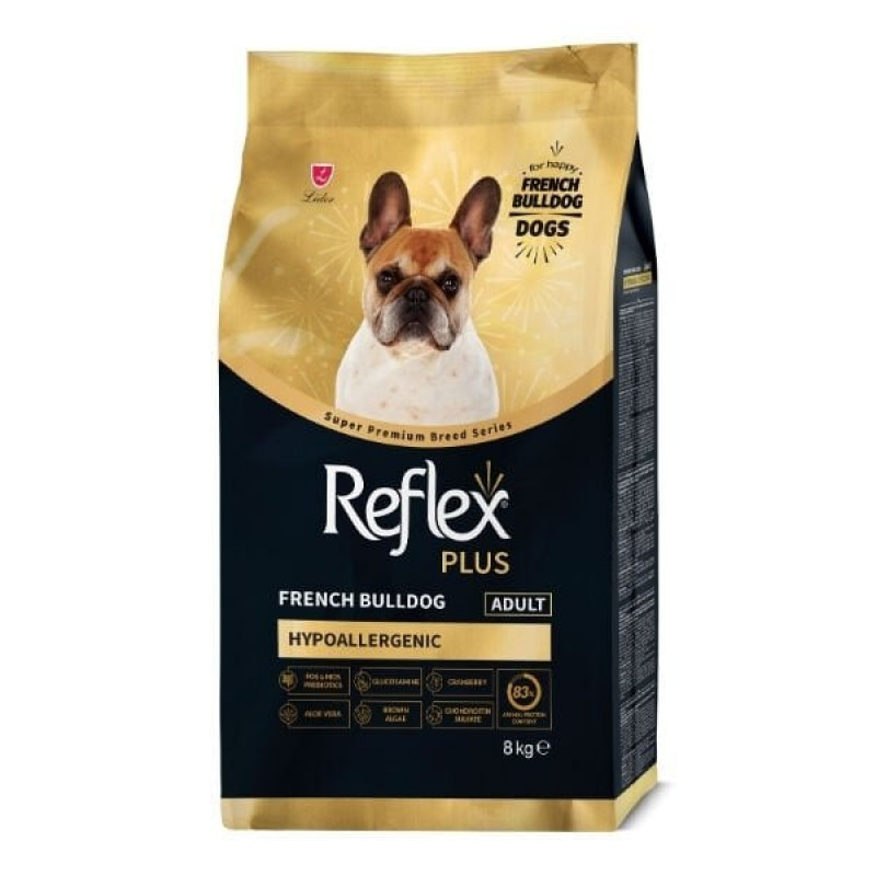 Reflex Plus French Bulldog Hypoallergenic 8 Kg Tavuklu Yetişkin Köpek Maması 